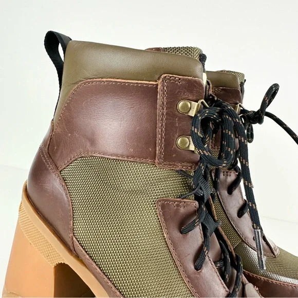SOREL Brex Heel Lace-Up Waterproof Bootie Tan Size 8.5 - Picture 9 of 16
